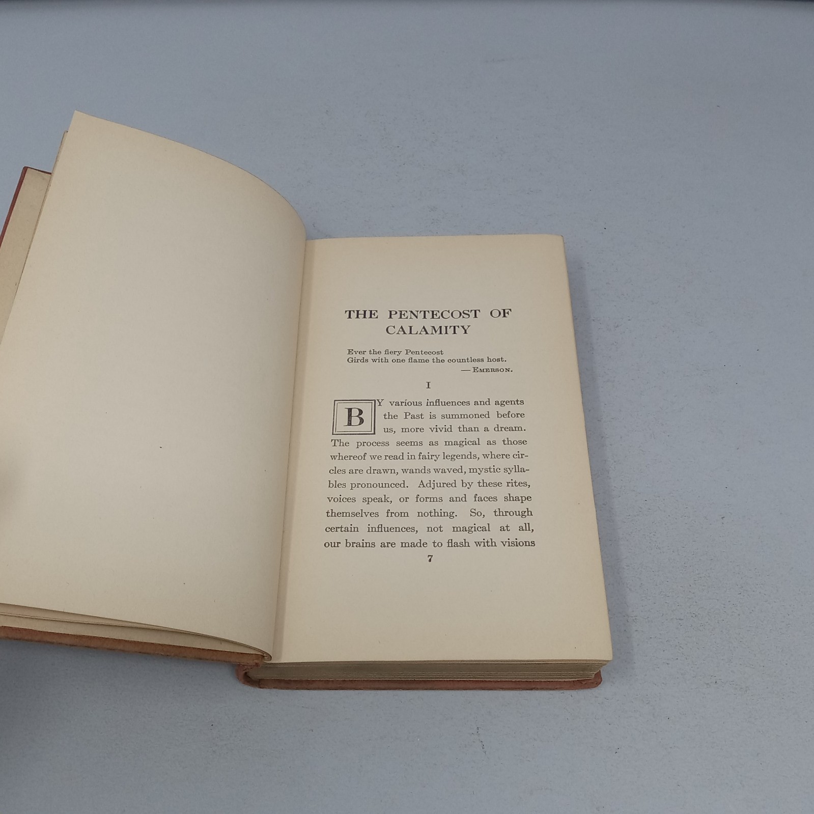 The Pentecost of Calamity: 1917 The Macmillan Company Hardcover by Owen Wister