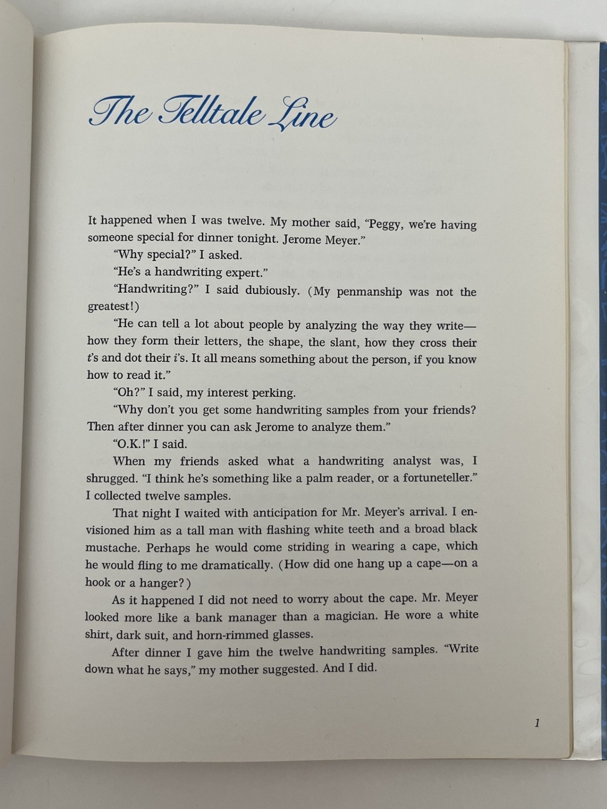 The Telltale Line: The Secrets of Handwriting Analysis, Peggy Mann, HC, 1976