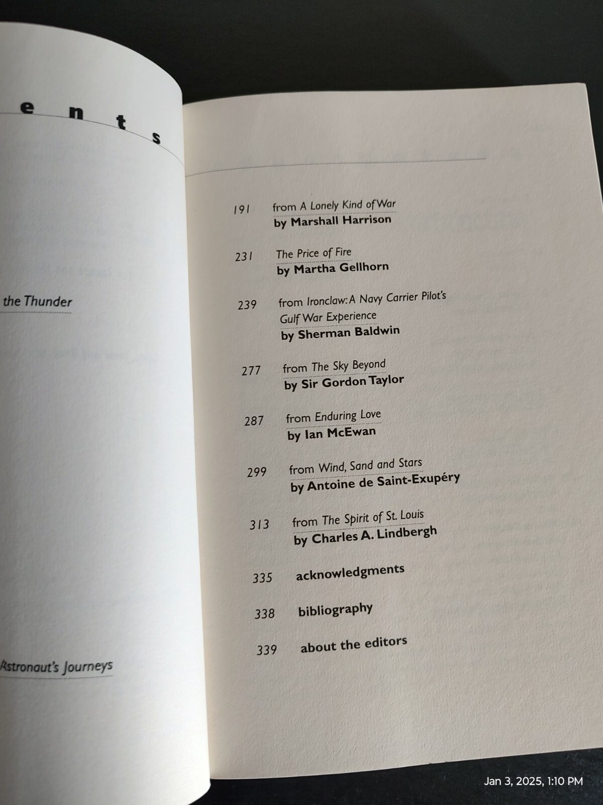 Wild Blue : Stories of Survival from Air and Space, 350 pages, © 2000