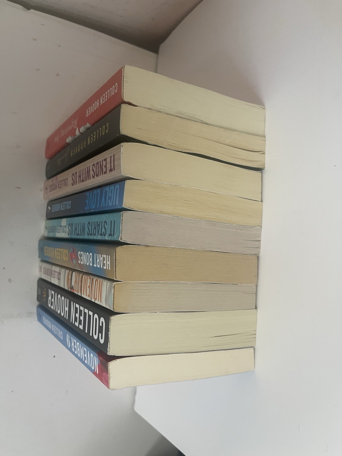 Colleen Hoover Lot 9 Books First Edition Trade Paperback Mixed titles & Years