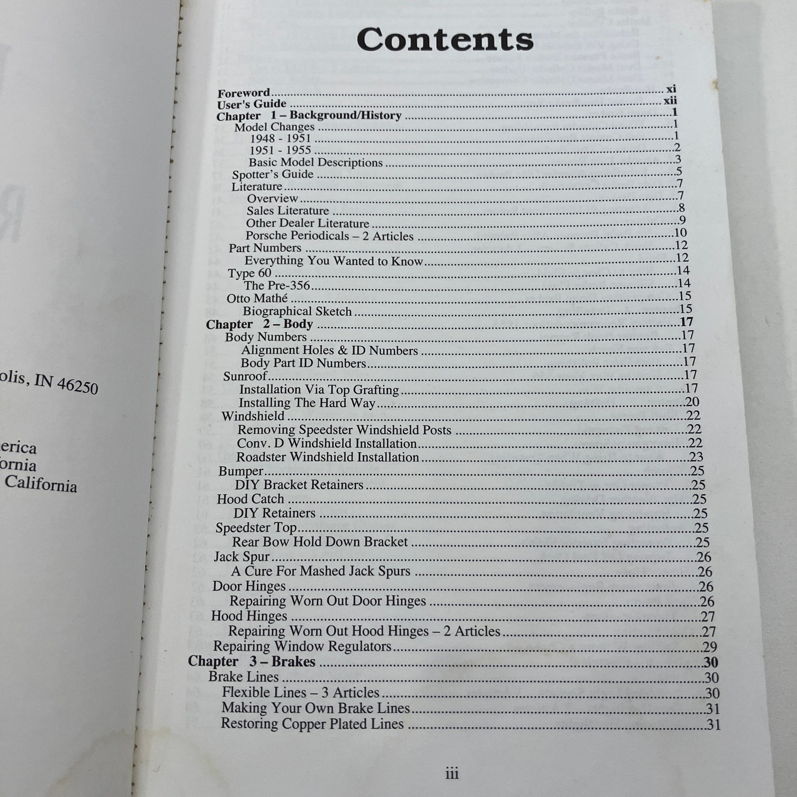 356 Porsche Technical and Restoration Guide VTG 1st Print 1994 TPB ACCEPTABLE