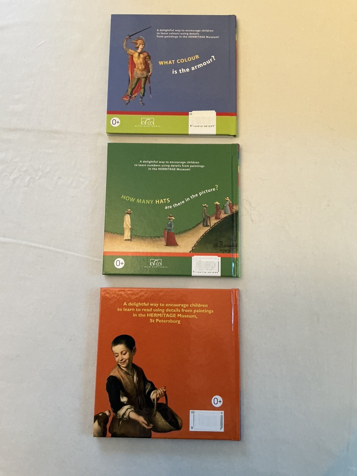 I Can Count, I Can Read, And Rainbow (colors) – 3 Books From Russian Hermitage