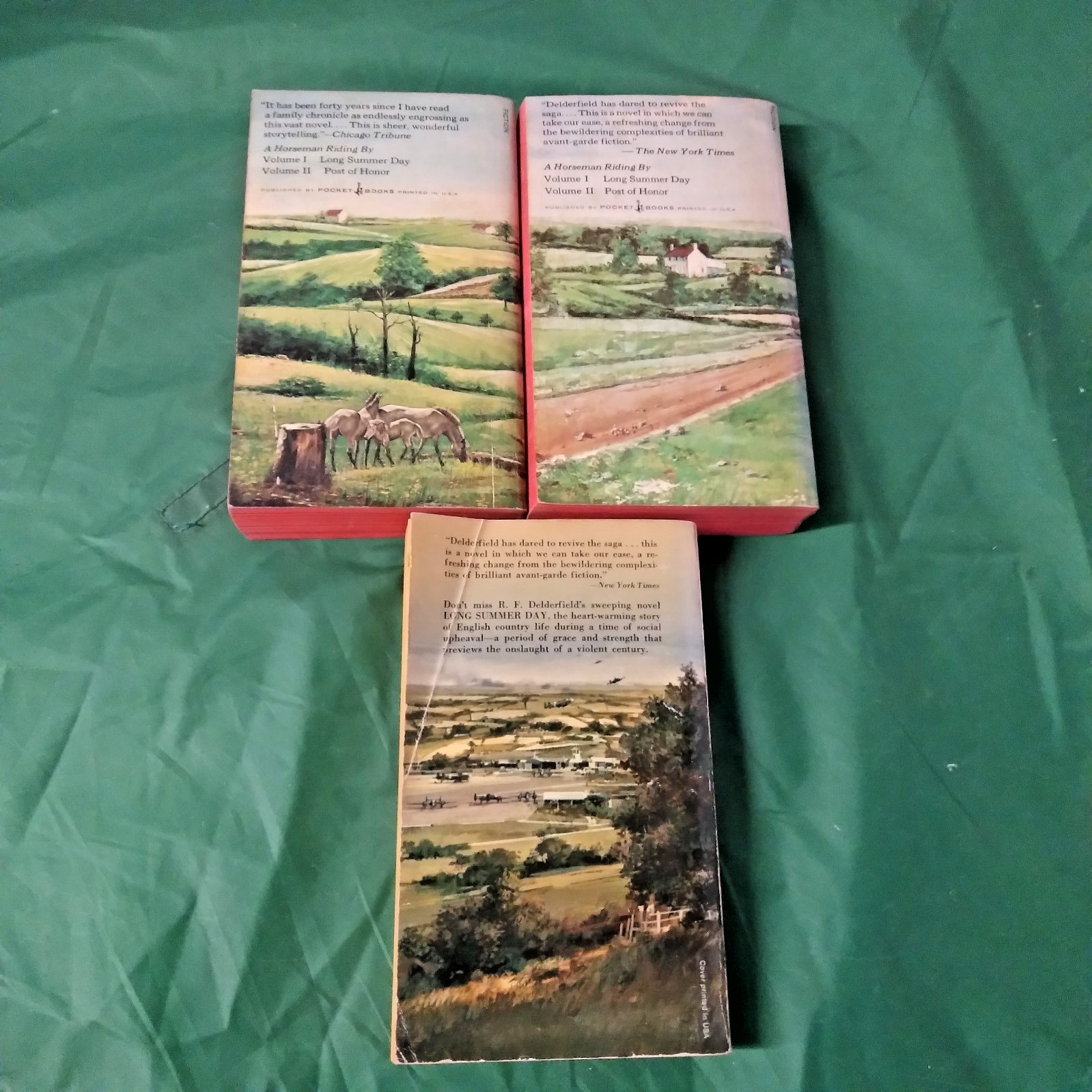 3 Book Lot by R. f. Delderfield PB THe Green Gauntlet Long Summer Day see below