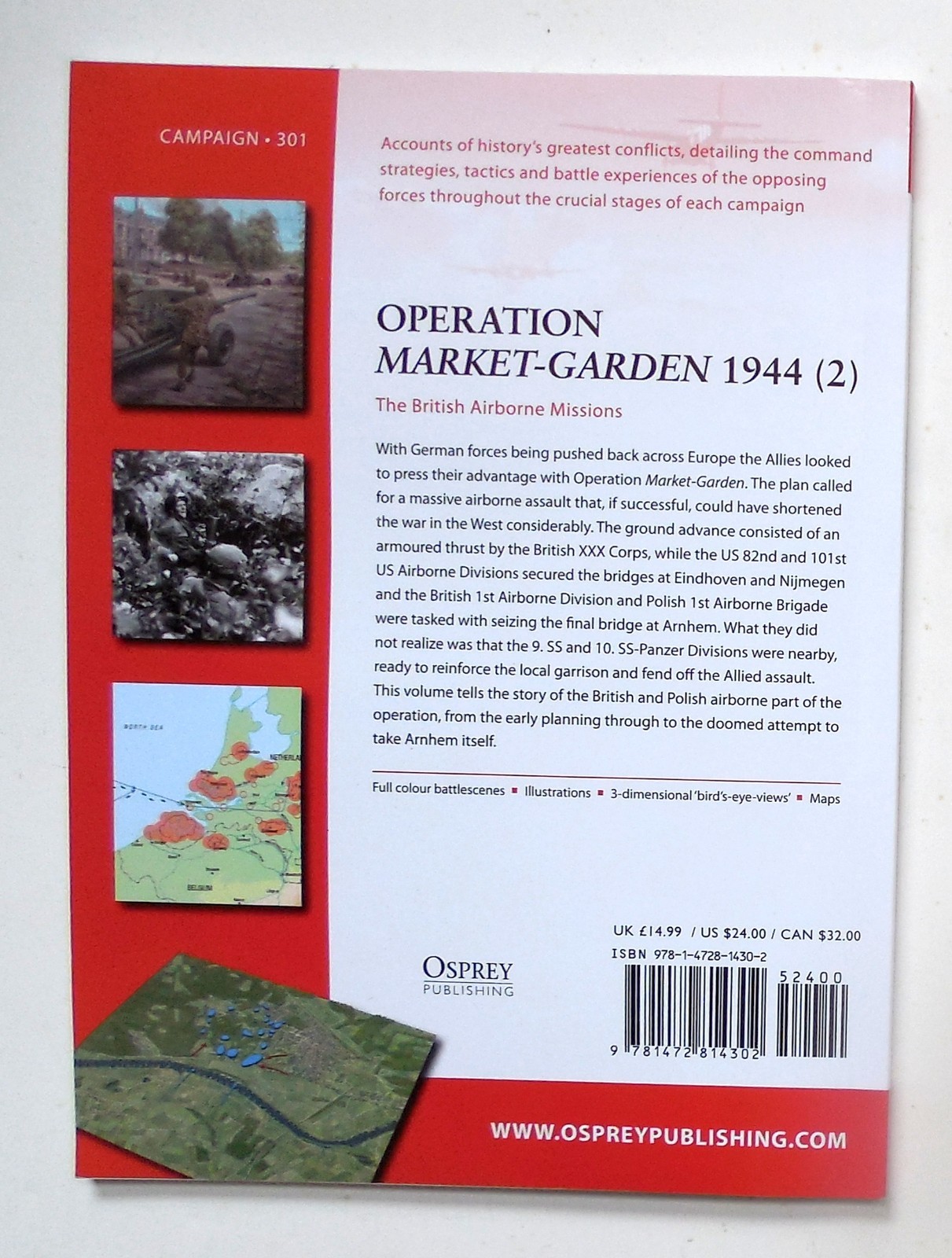 Osprey Campaign Series „Operation Market-Garden 1944 (2) – British “ Book # 301