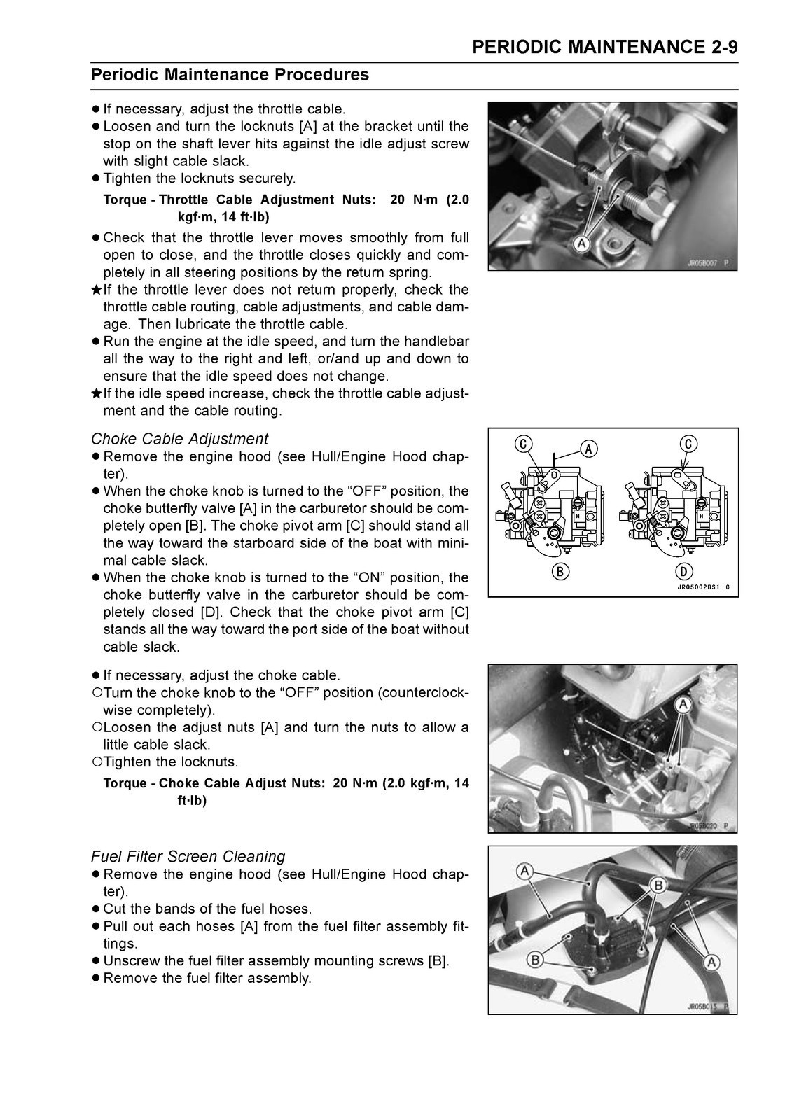 KAWASAKI JET SKI 800 SX-R Service Manual – STEEL WIRE BOUND – STURDY COVERING