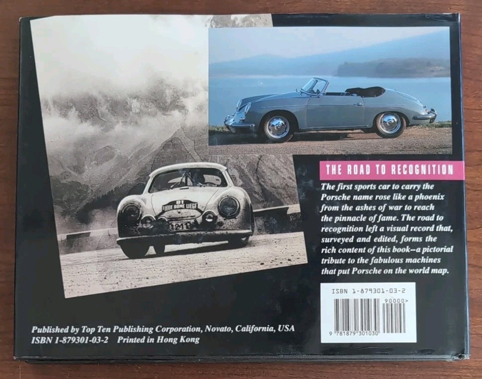 Porsche 356 & 550: A Pictorial History by Hendry Rasmussen HC Top Ten 1992