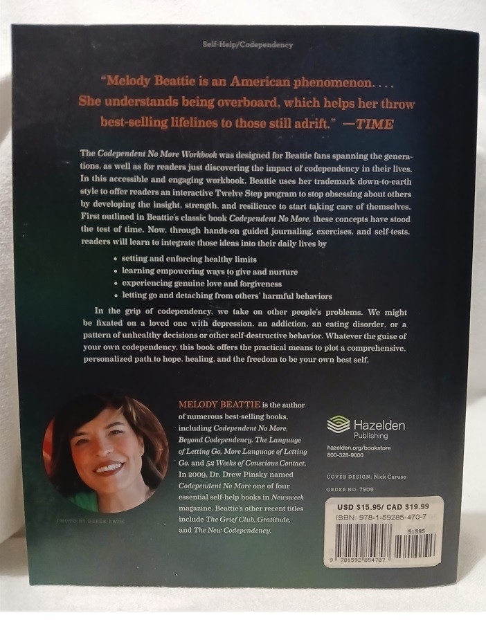 Codependent No More Workbook Melody Beattie Trade Ppb Recovery Addiction