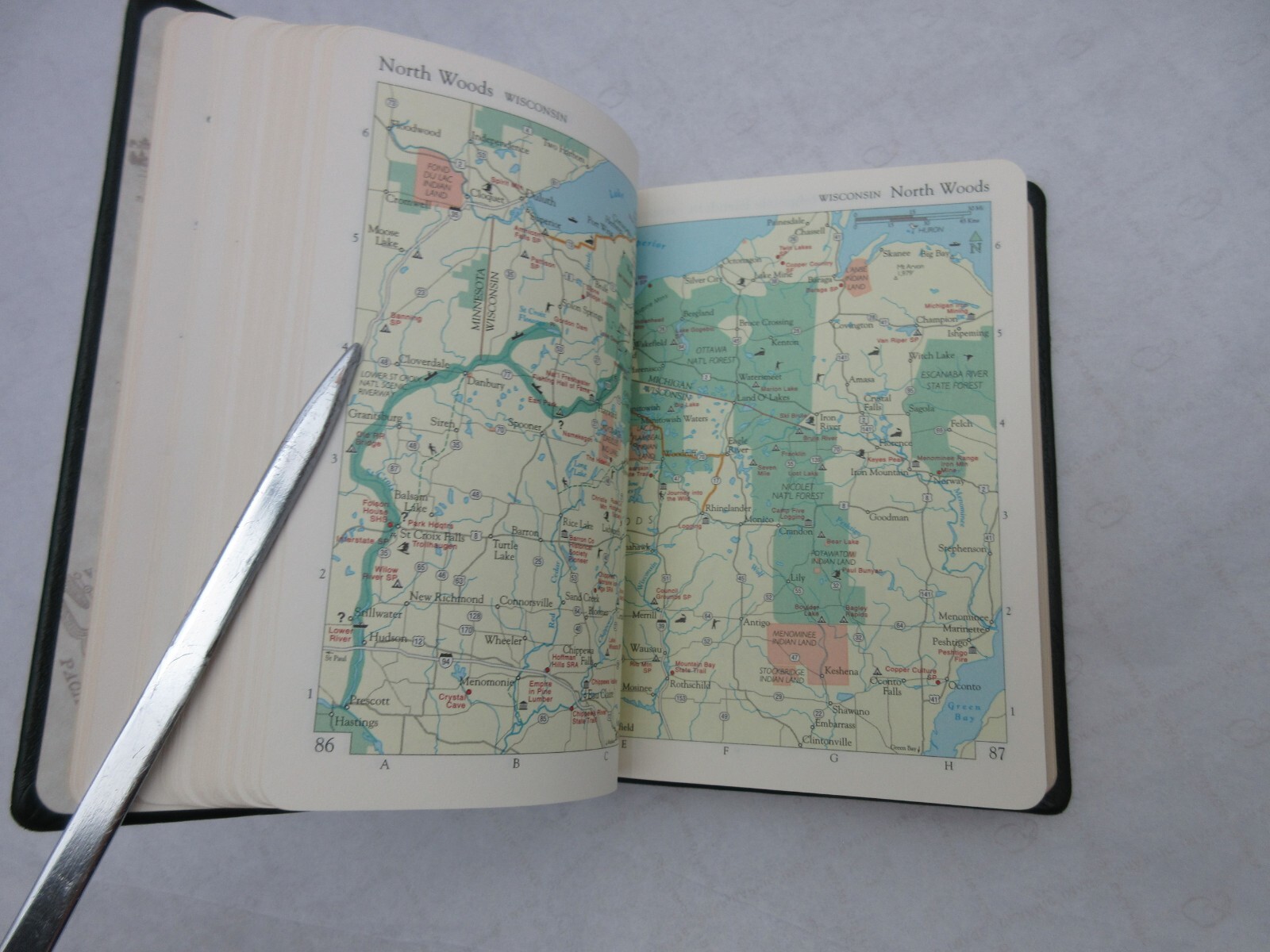 America National Parks and Destinations Guide 6″ Leather Softcover BLACK