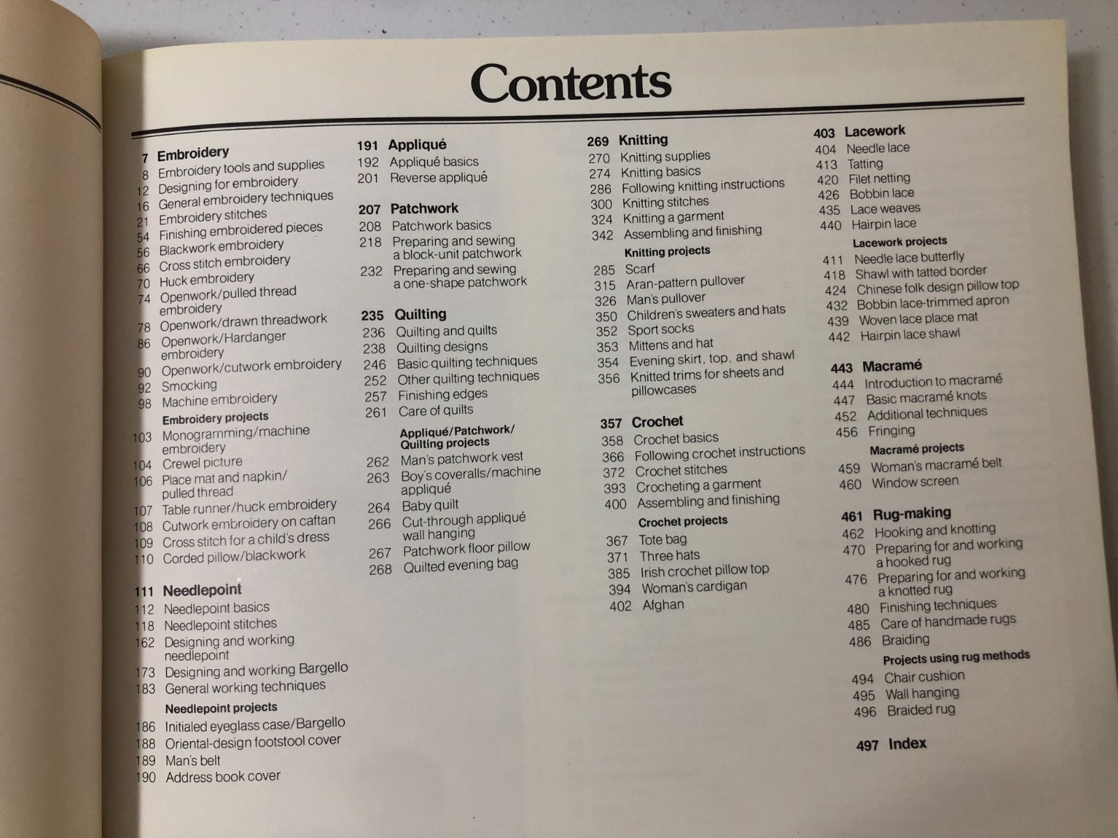 Reader’s Digest Complete Guide to Needlework HC 1979 2nd Printing 504 Pages