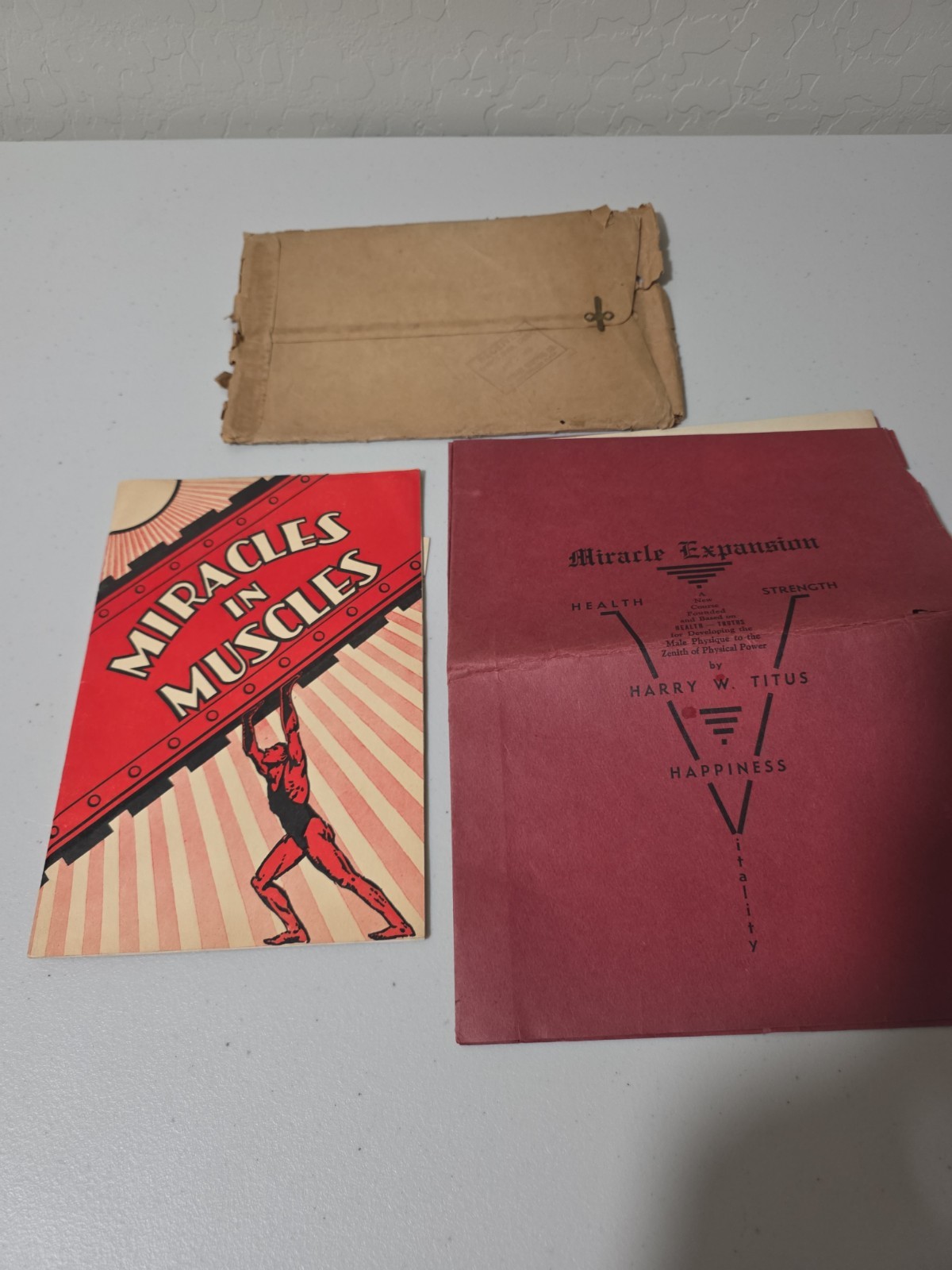 Vintage Strength Training Book And Exercises 1930s Miracle In Muscles New York