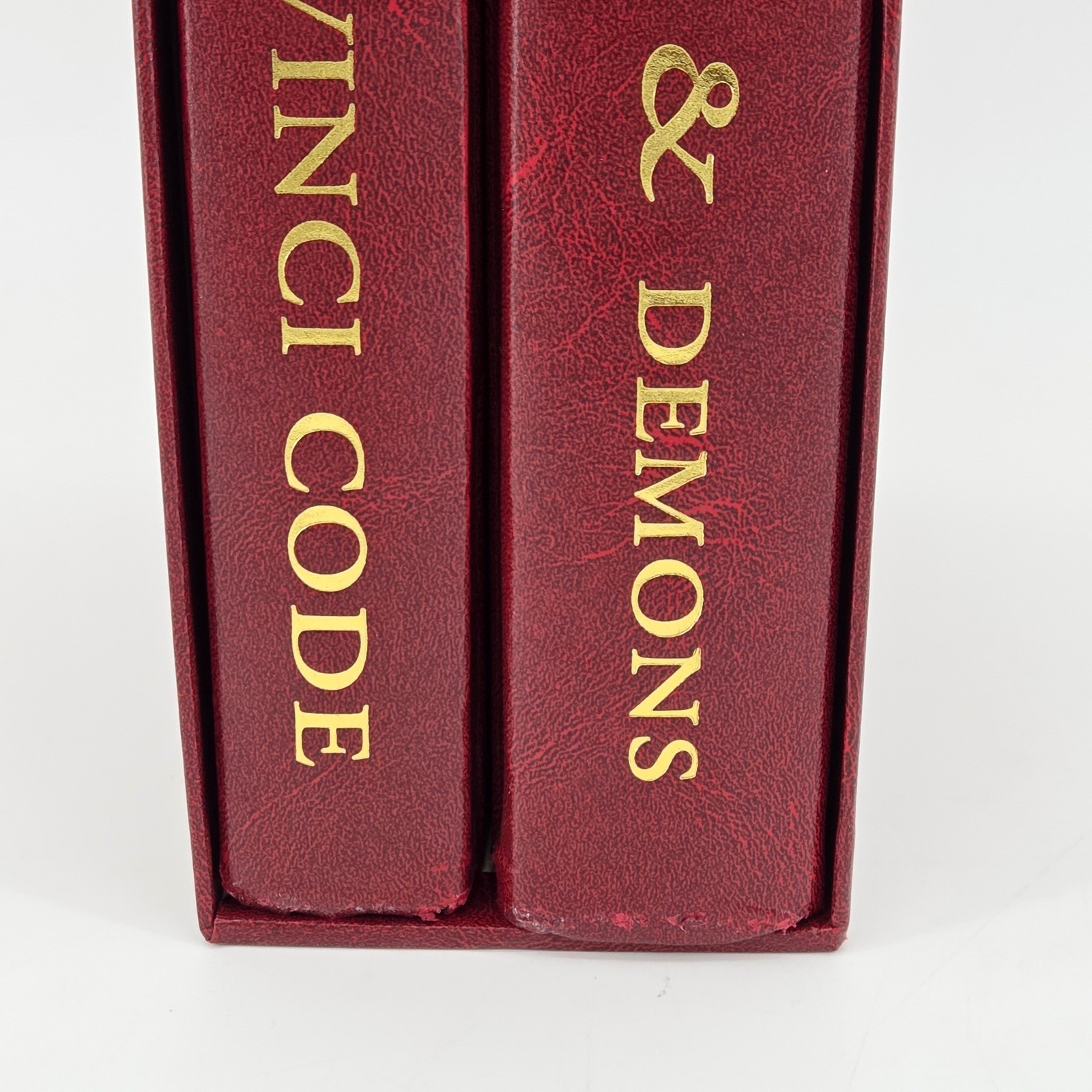 Dan Brown The Da Vinci Code Angels & Demons Hardcover Slipcase Set Atria Books