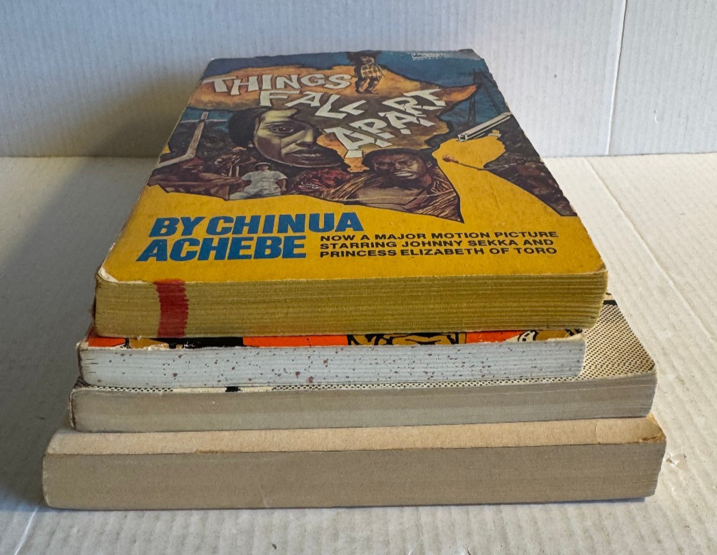 Chinua Achebe Lot Things Fall Apart + No Longer At Ease 4 Vintage Paperbacks