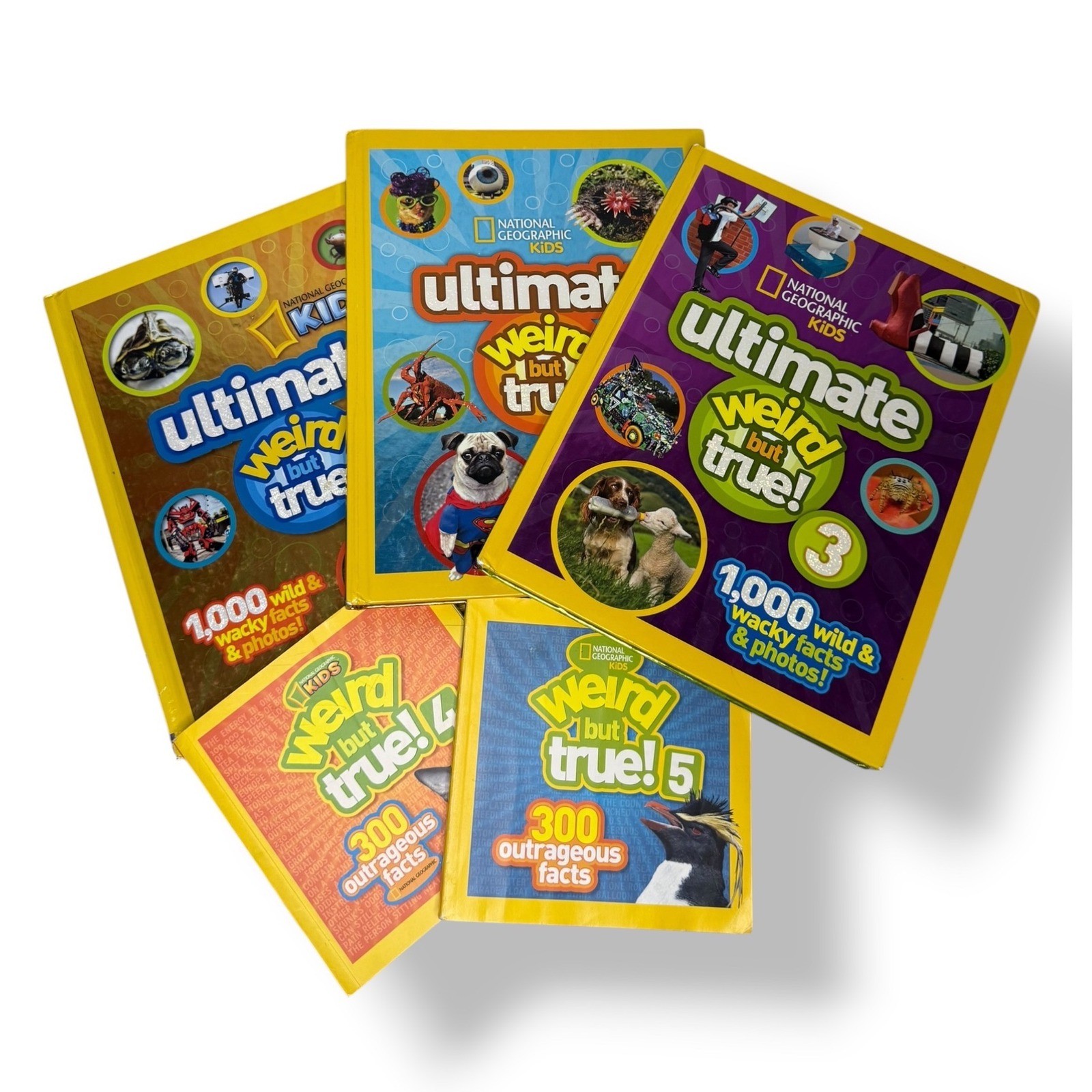 National Geographic Kids Ultimate Weird But True Books Volumes 1-5 Nonfiction