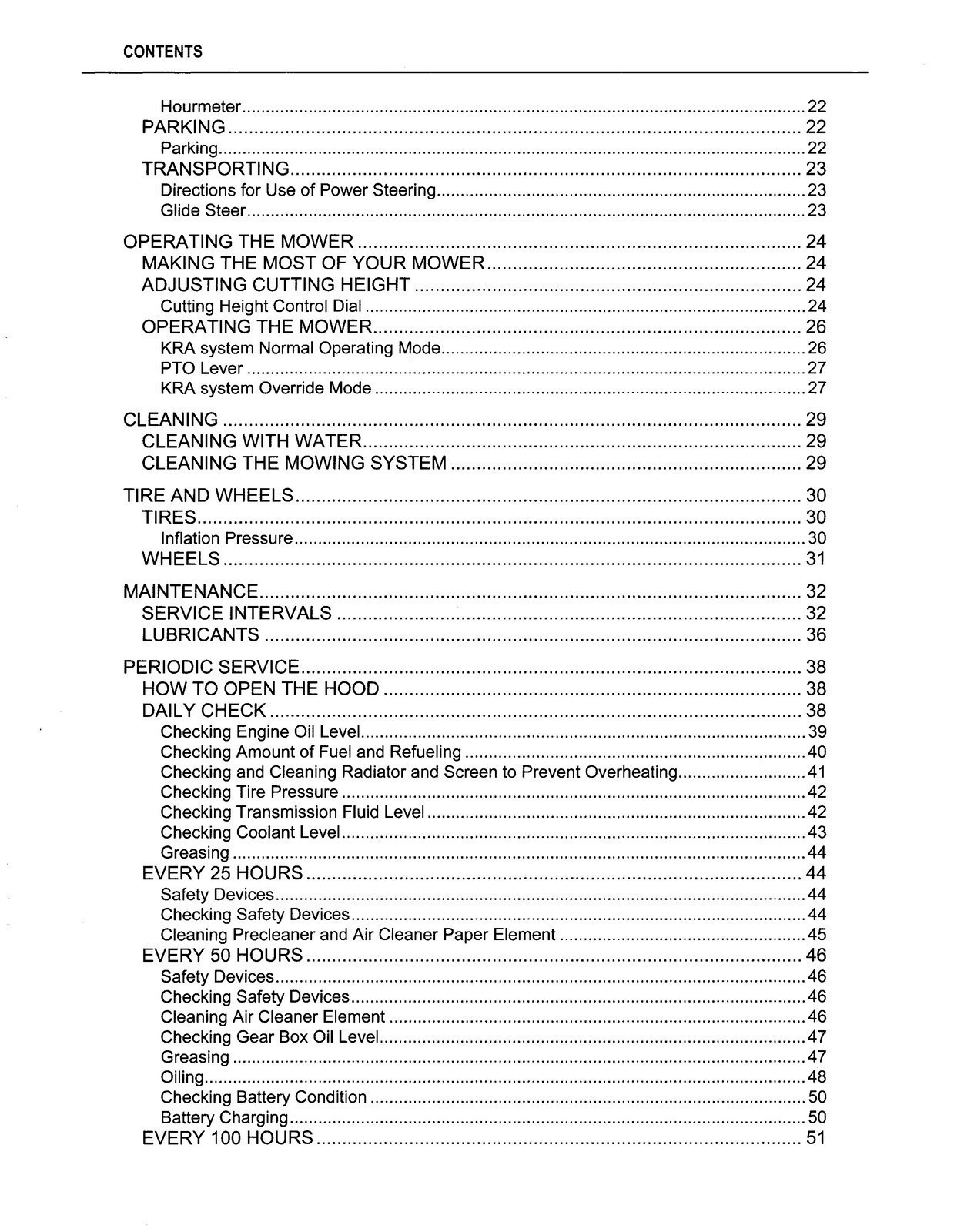 KUBOTA GR2000 GR2100 LAWN TRACTOR OPERATORS MANUAL BINDER – TOUGH FRONT & BACK