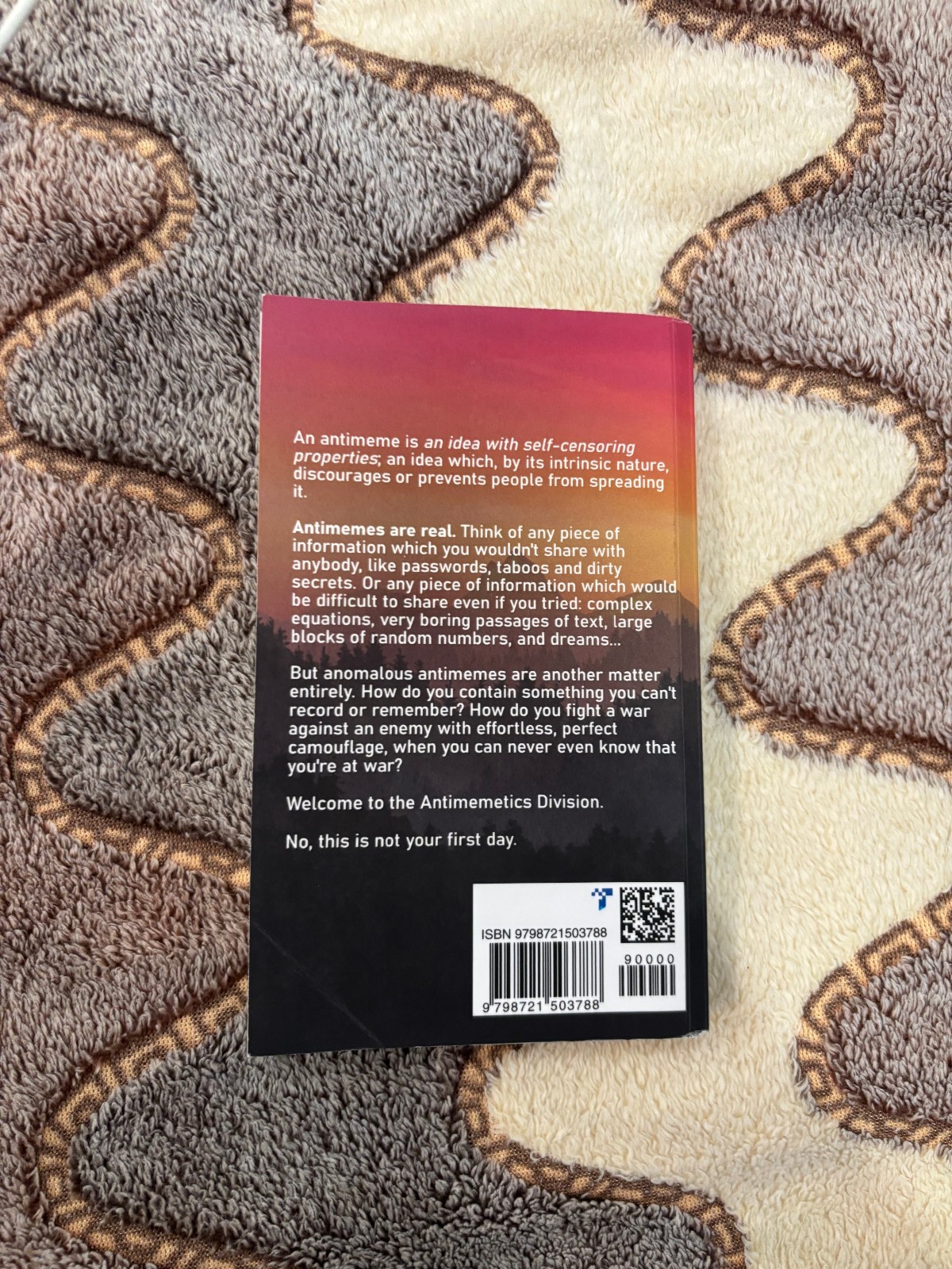 There Is No Antimemetics Division by qntm (PB, 2021) Out of Print Edited