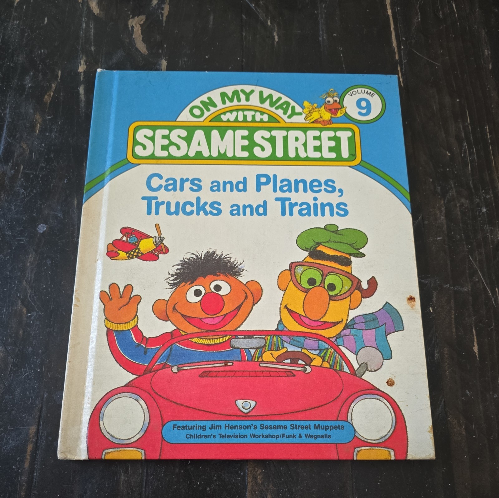 Vintage On My Way With Sesame Street Books Lot Of 3 1989 (Volume 1, 2 & 9)