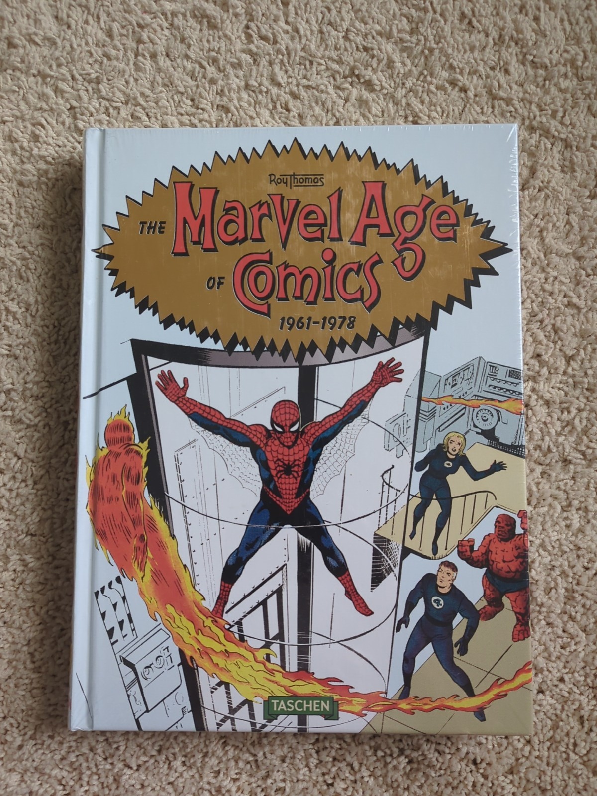 ROY THOMAS THE MARVEL AGE OF COMICS 1961-1978 13″ x 10″, HARDCOVER BOOK Sealed!