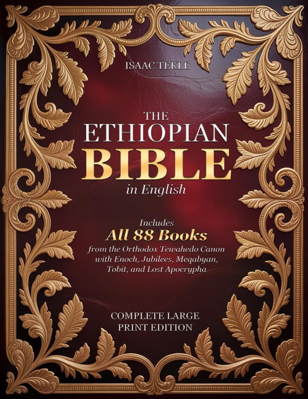 Large Print Ethiopian Bible in English Complete Edition All 88 Books Included