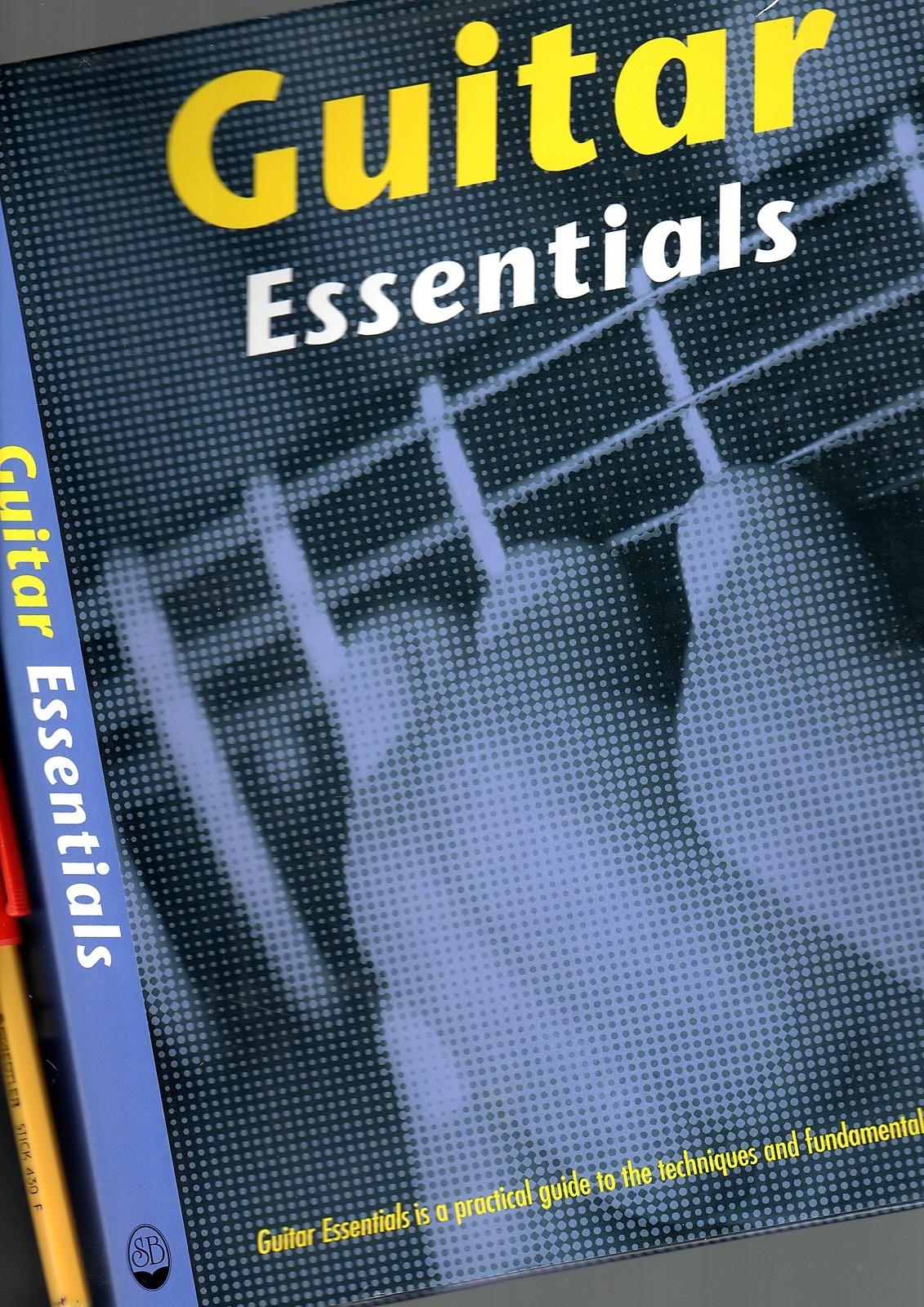 1 3/4lb GUITAR ESSENTIALS Music Skills Hardcover w/jkt + FREE BONUS