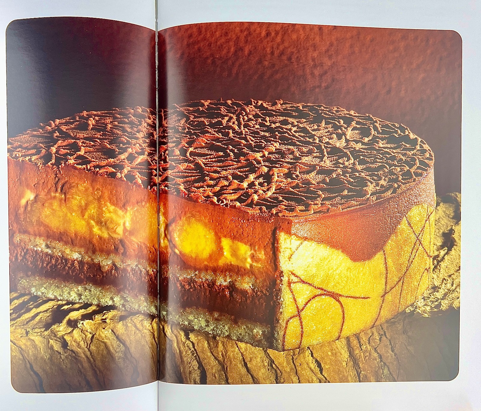 Au Coeur des Saveurs Frederic Bau Pastry Baking Cookbook French English Rare