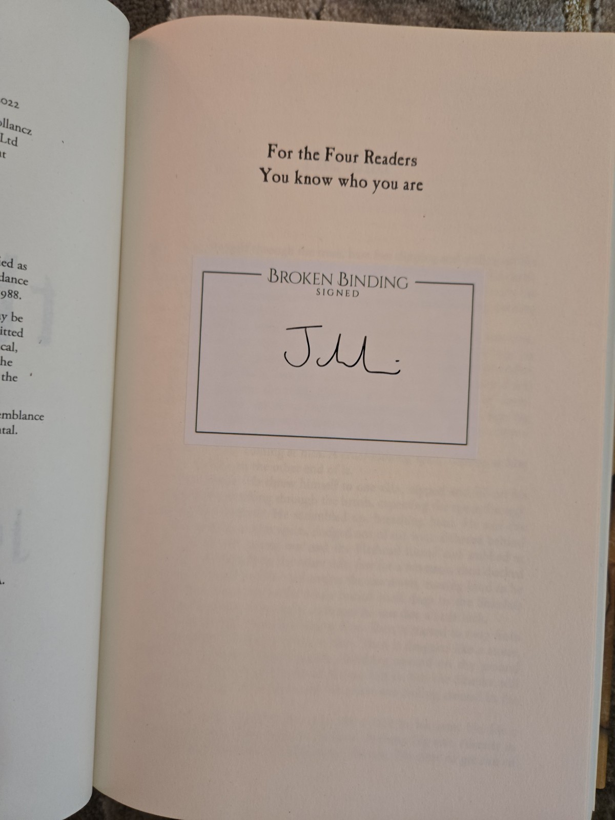 The first law By Joe Abercrombie Broken binding signed