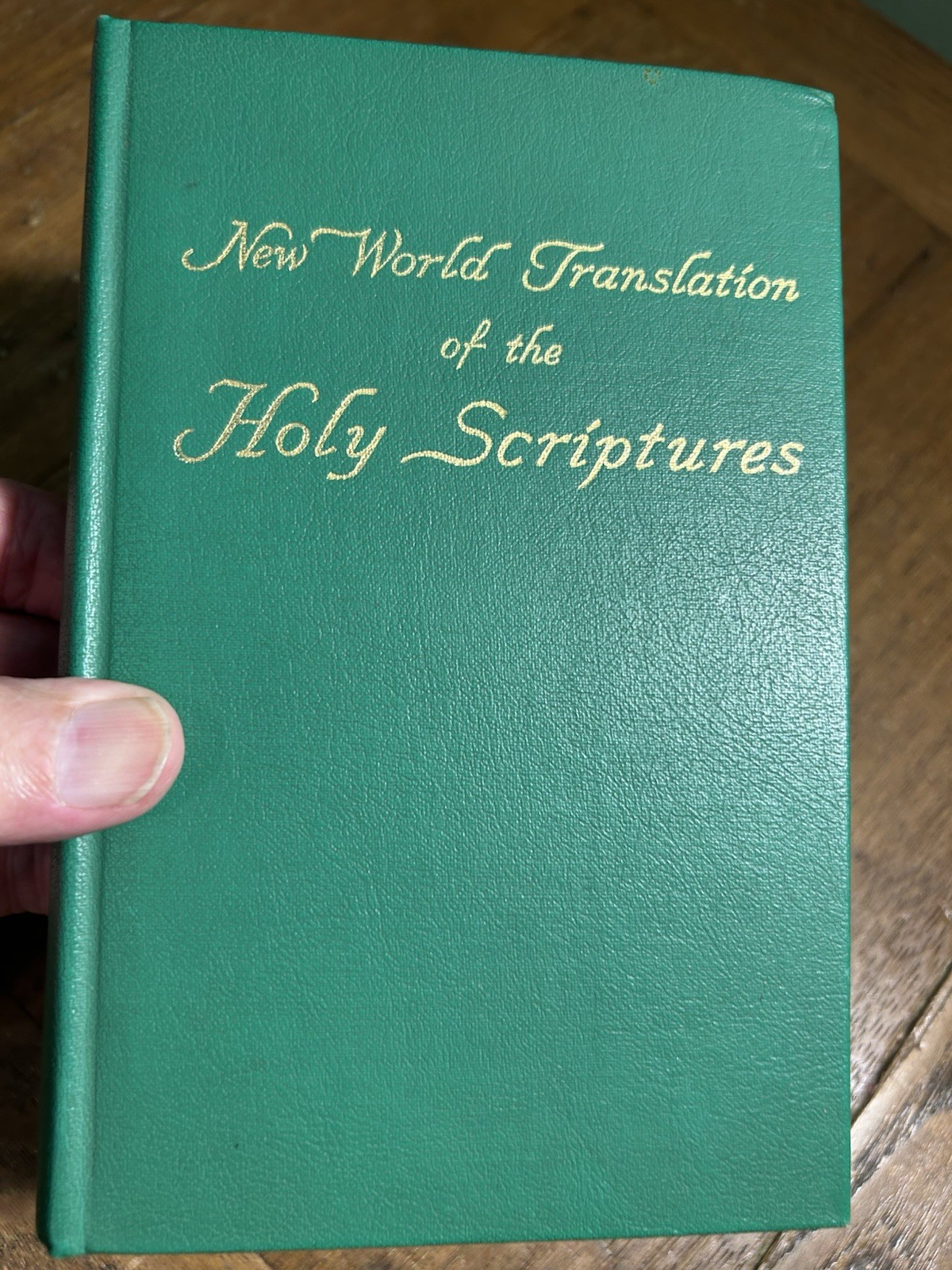 New World Translation of the Holy Scriptures Bible green HC ©1961 1st Edition
