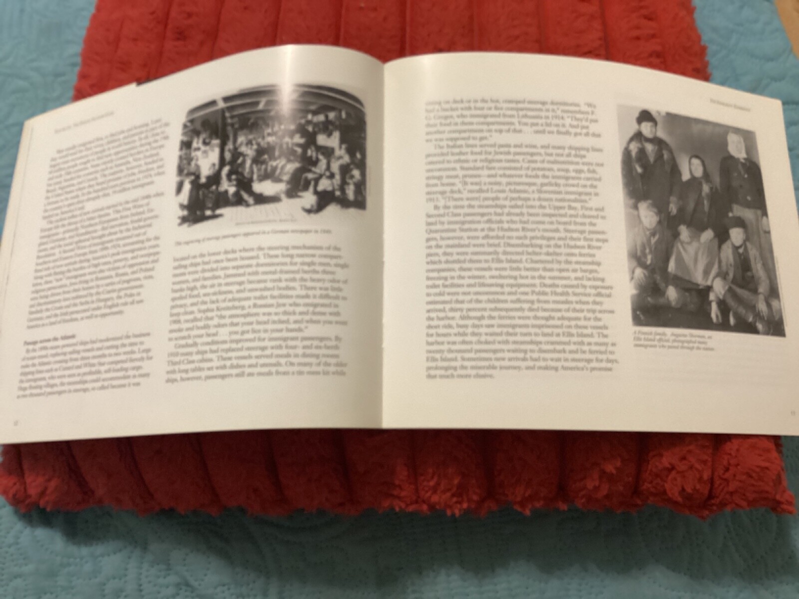 ELLIS ISLAND, OFFICIAL SOUVENIR GUIDE, 40 PAGES by B. COLIN HAMBLIN/FREE P & H