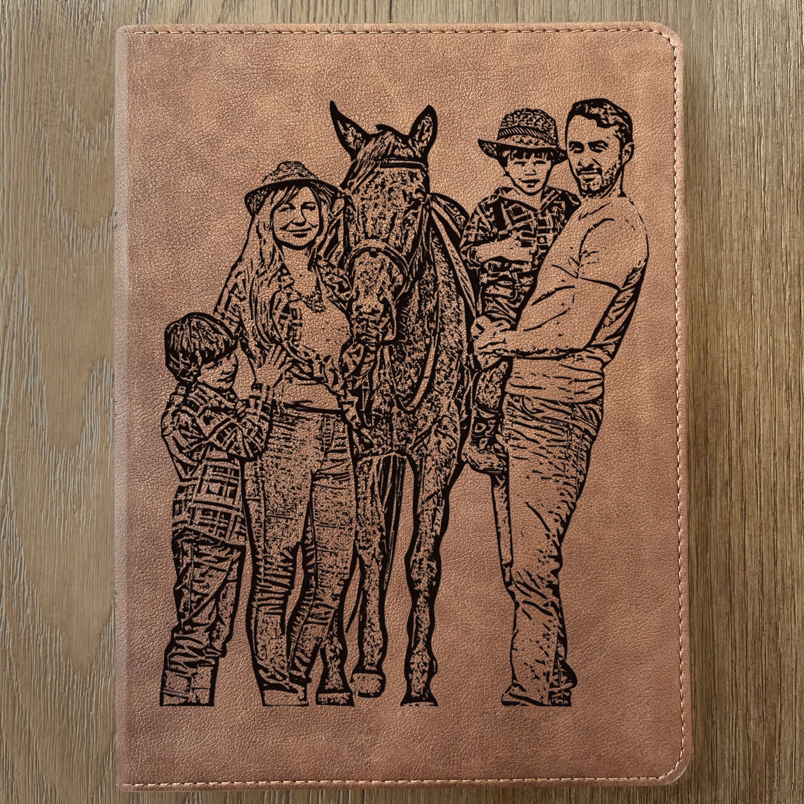 Personalized KJV Bible, Wide Margin, Your Photo Engraved Cover, Christian Gifts