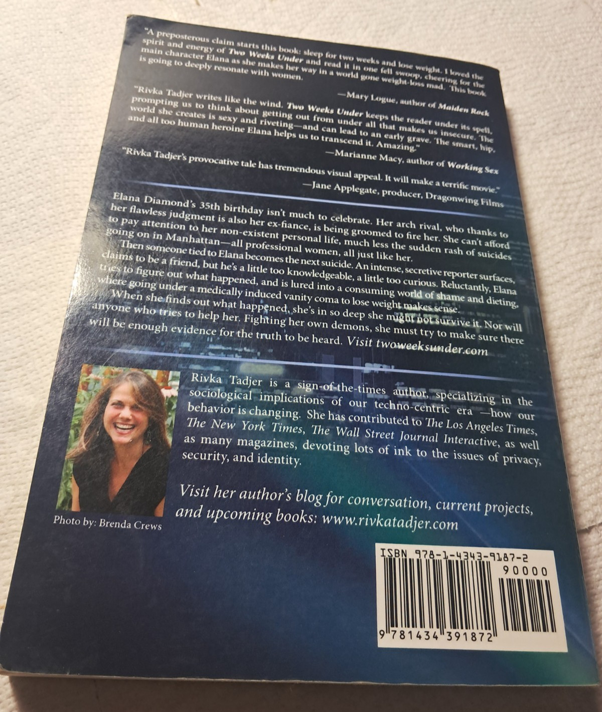 Rivka Tadjer Two Weeks Under Contemporary Women’s fiction Conversation TPB 2008