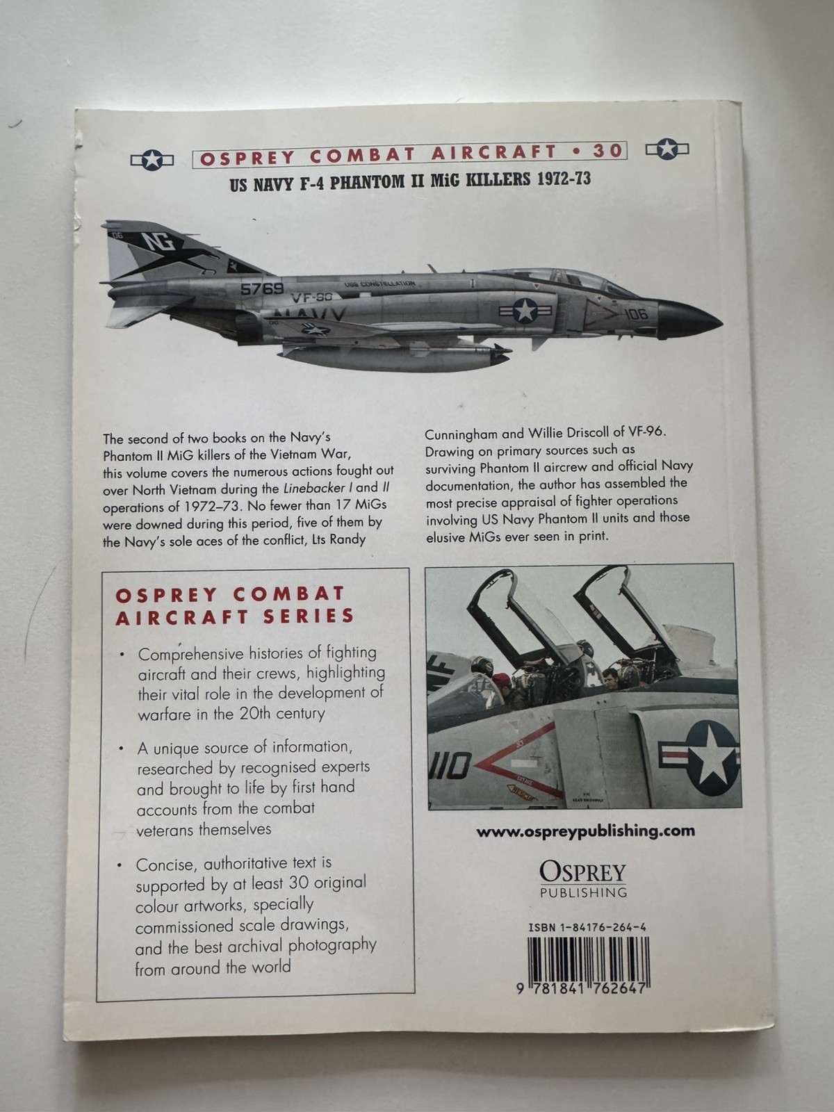 US Navy F-4 Phantom II MiG Killers 1972-73 (Combat Aircraft, 30) – 1st Edition