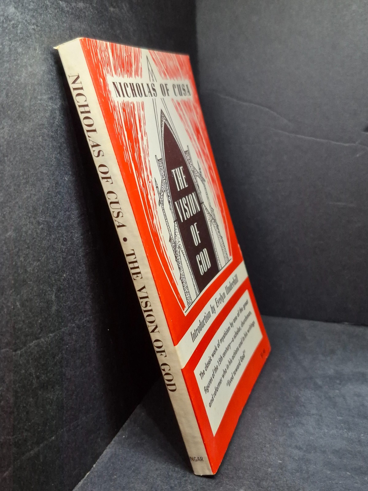 The Vision of God: Nicholas of Cusa. Frederick Ungar Pub., 2nd Printing 1969
