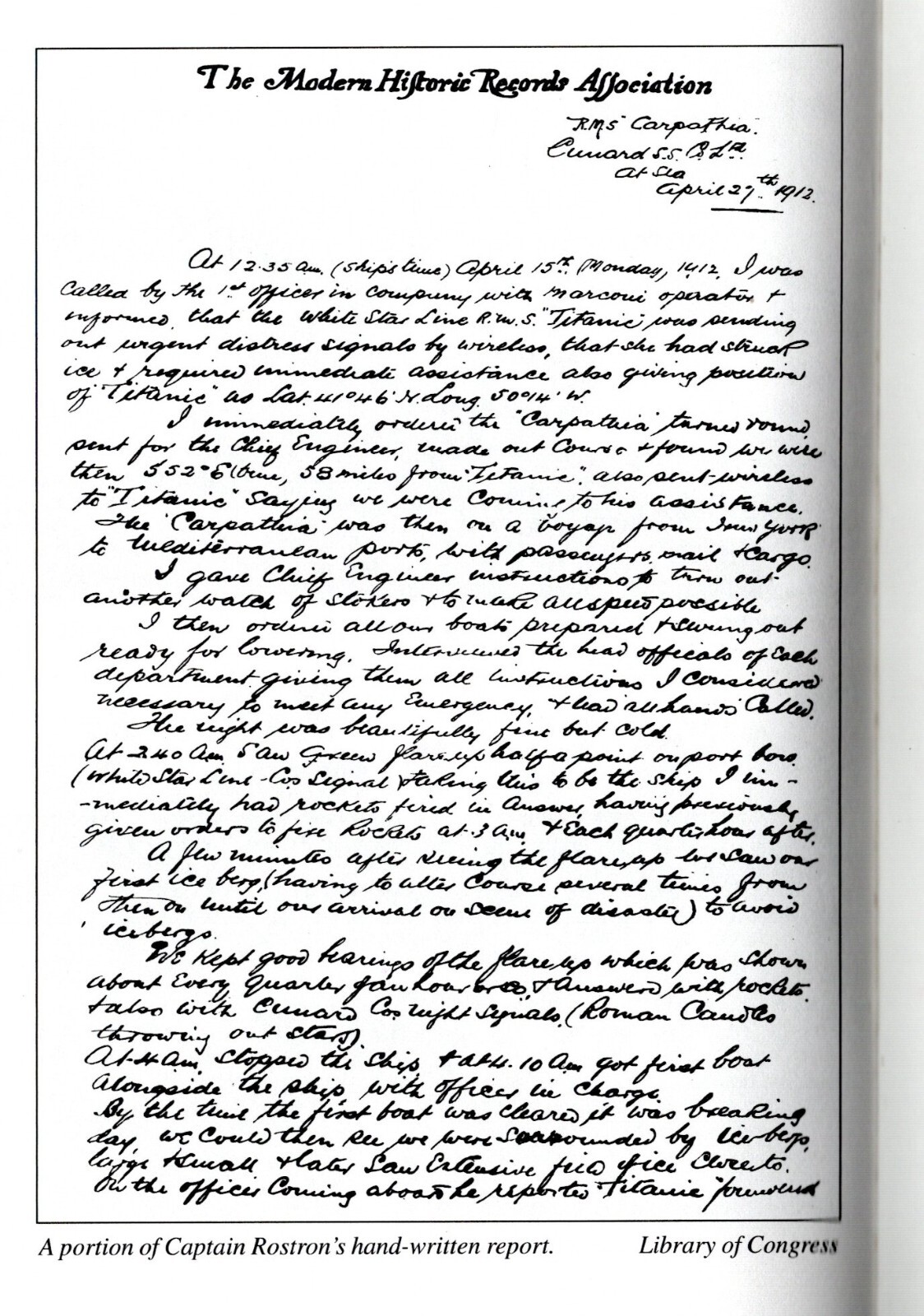 The TITANIC TRAGEDY Arnot P. McIntee 84 pages Clear and Descriptively written
