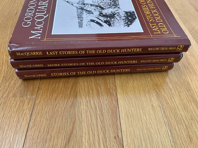 Stories of The Old Duck Hunters by Gordon MacQuarrie – 3 Volume Set – VERY GOOD