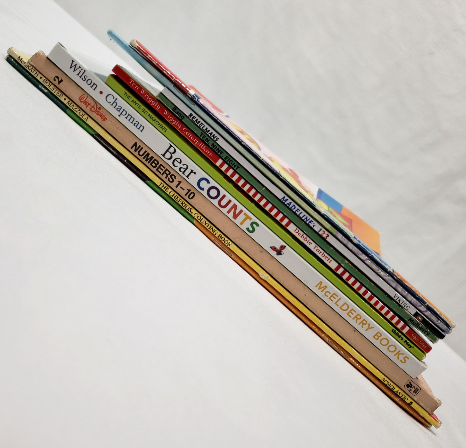 Kids Books About Counting Lot Of 10 Numbers Daycare Preschool Math Set 123s Set