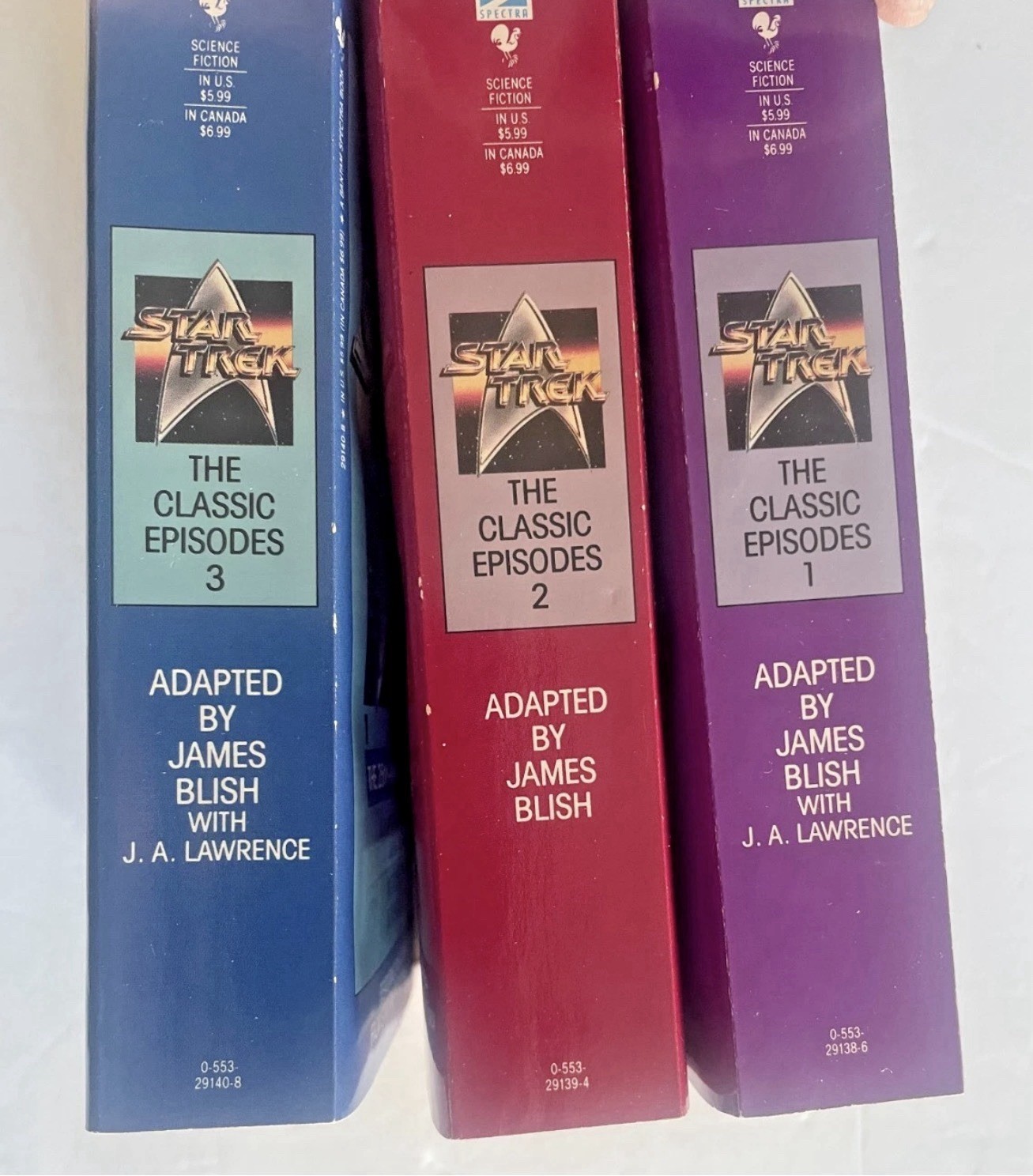Star Trek: The Classic Episodes – James Blish With J.A. Lawrence Paperback Lot