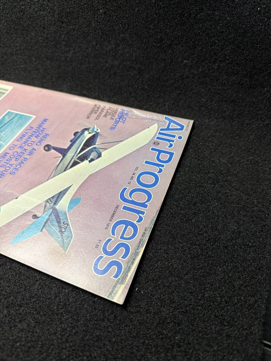 Air Progress Aviation Magazine December 1976 Aircraft Flying Racing Vintage