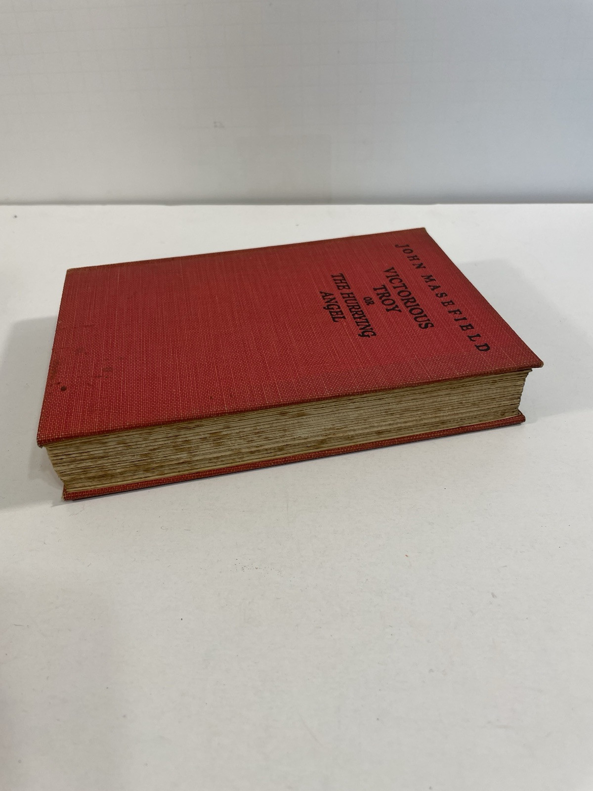 John Masefield VICTORIOUS TROY Macmillan Company 1935 HC