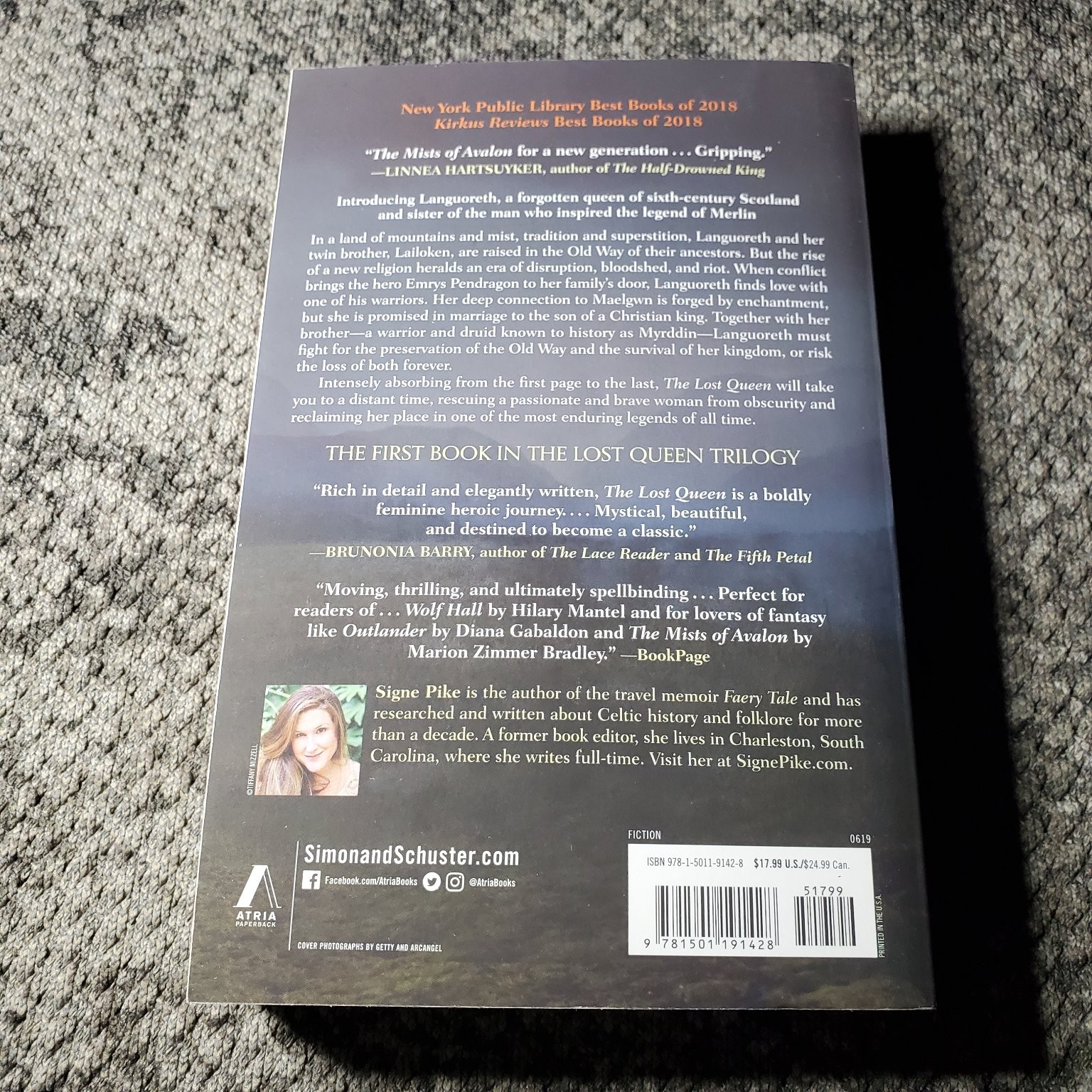 The Lost Queen Signe Pike 2018 First Edition Historical Fantasy Atria