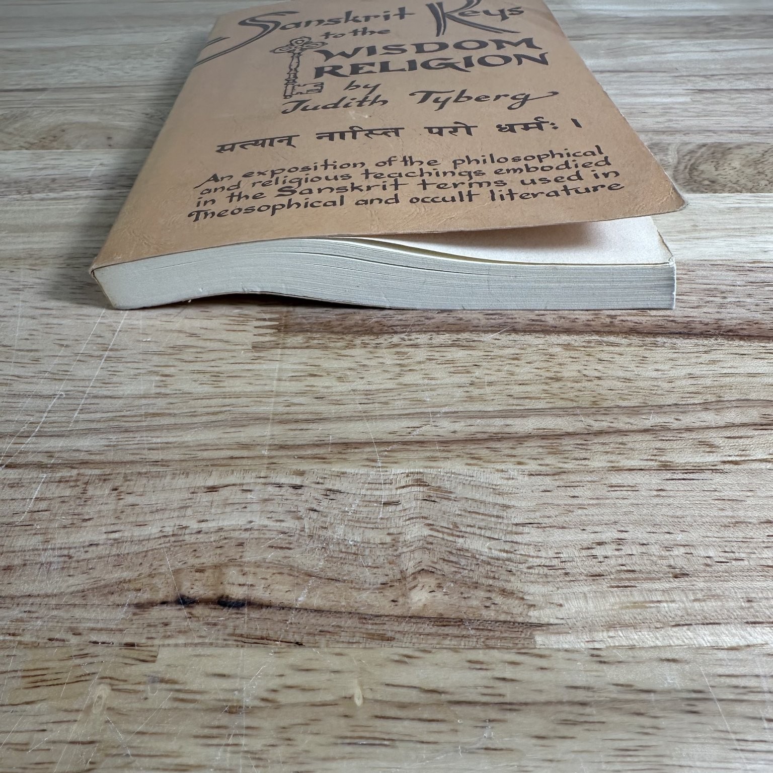 Sanskrit Keys to the Wisdom-Religion Judith Tyberg 1976 Second Edition Theosophy