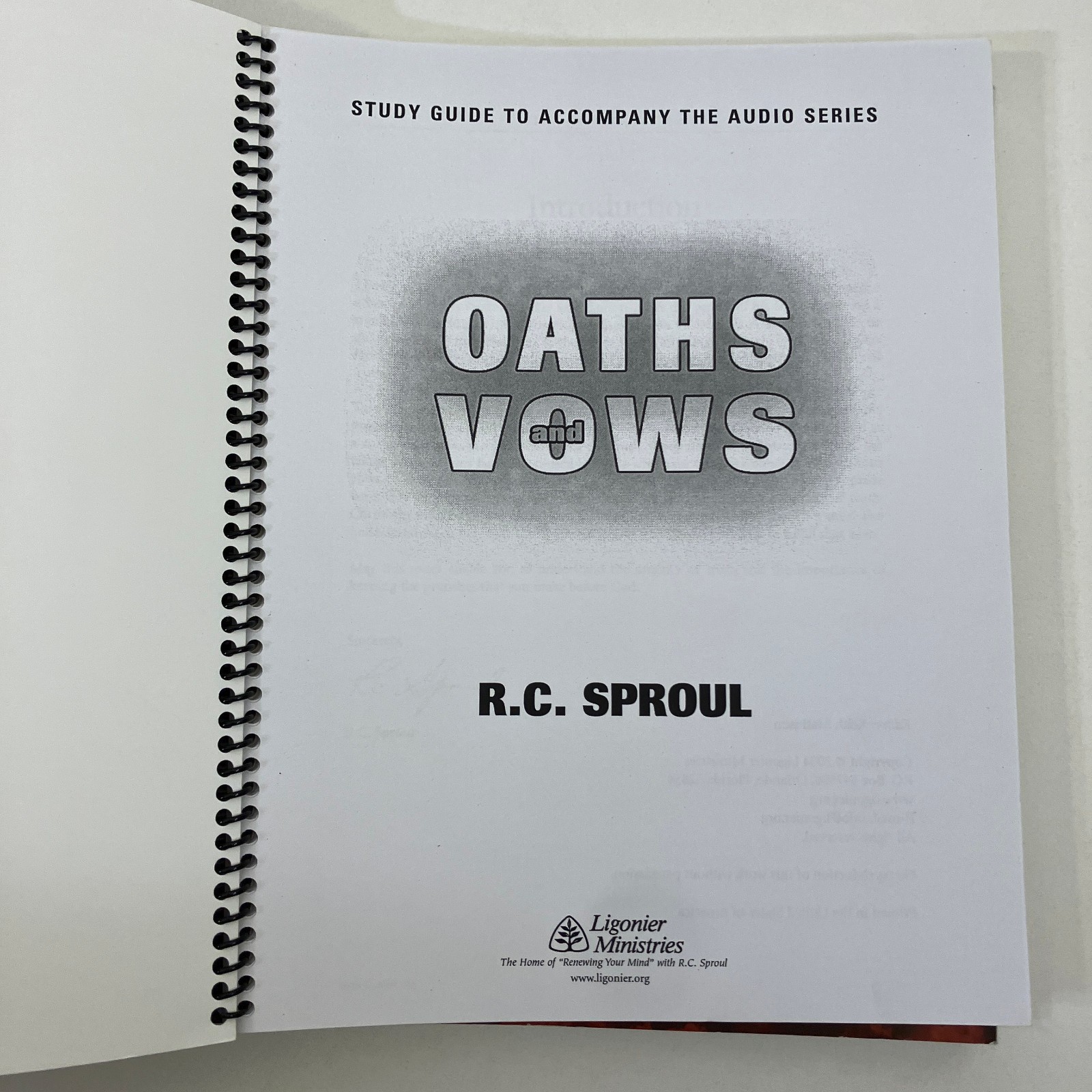 R C Sproul Ligonier Ministries Study Guides 5 Book Lot Oaths & Vows Last Days