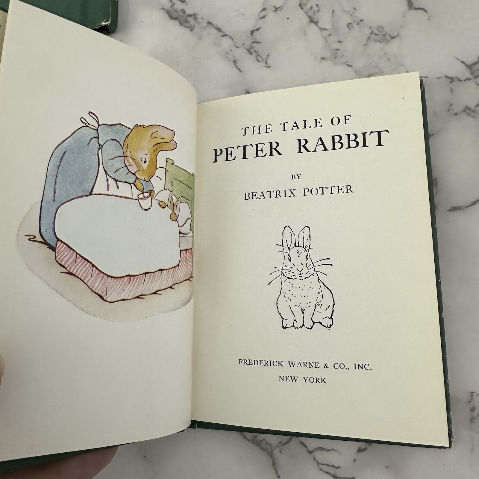 Beatrix Potter Vintage Hardcover Book Lot of 6 F Warne Co Peter Rabbit Classics