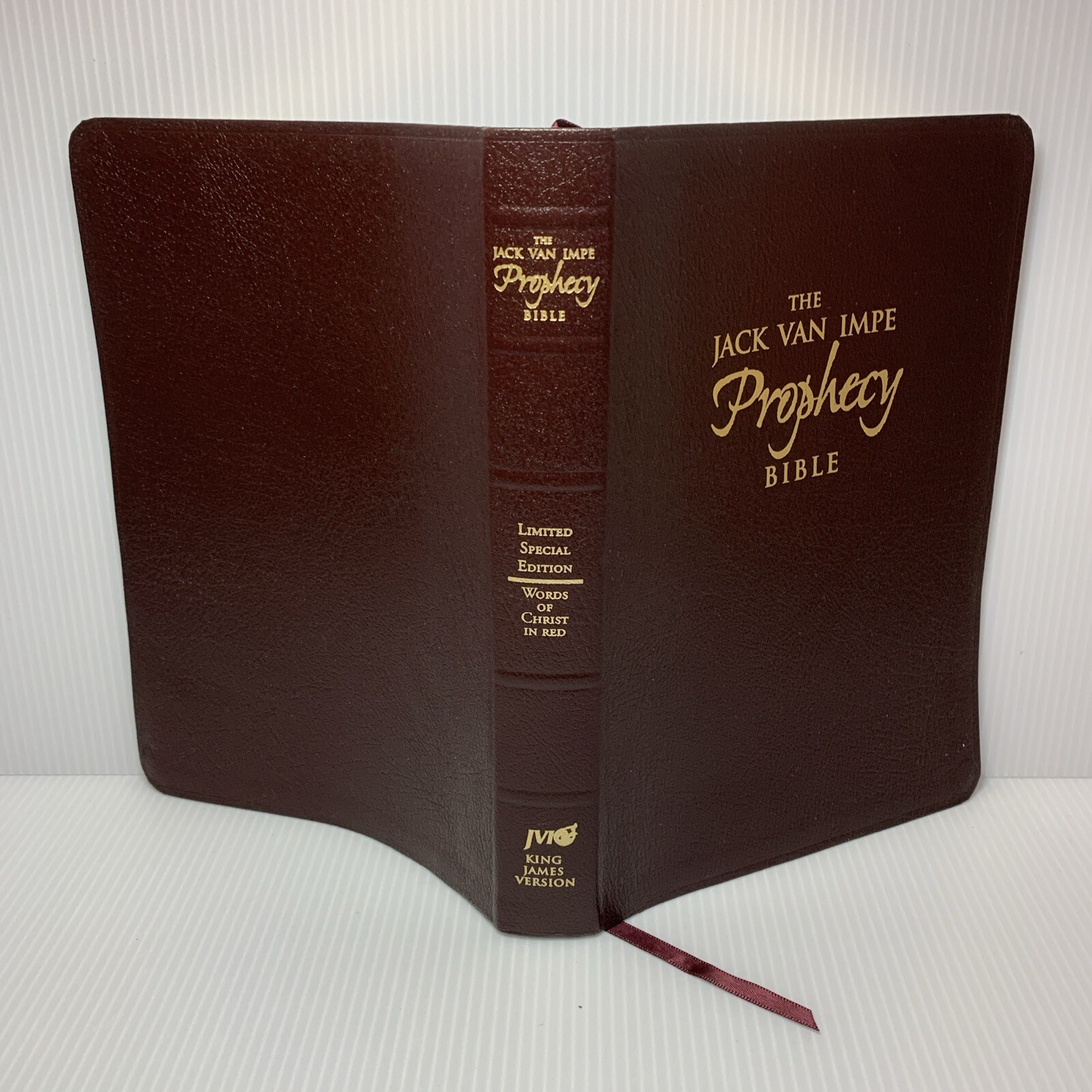 The Jack Van Impe Prophecy Bible, KJV Red Letter Limited Special Edition Leather