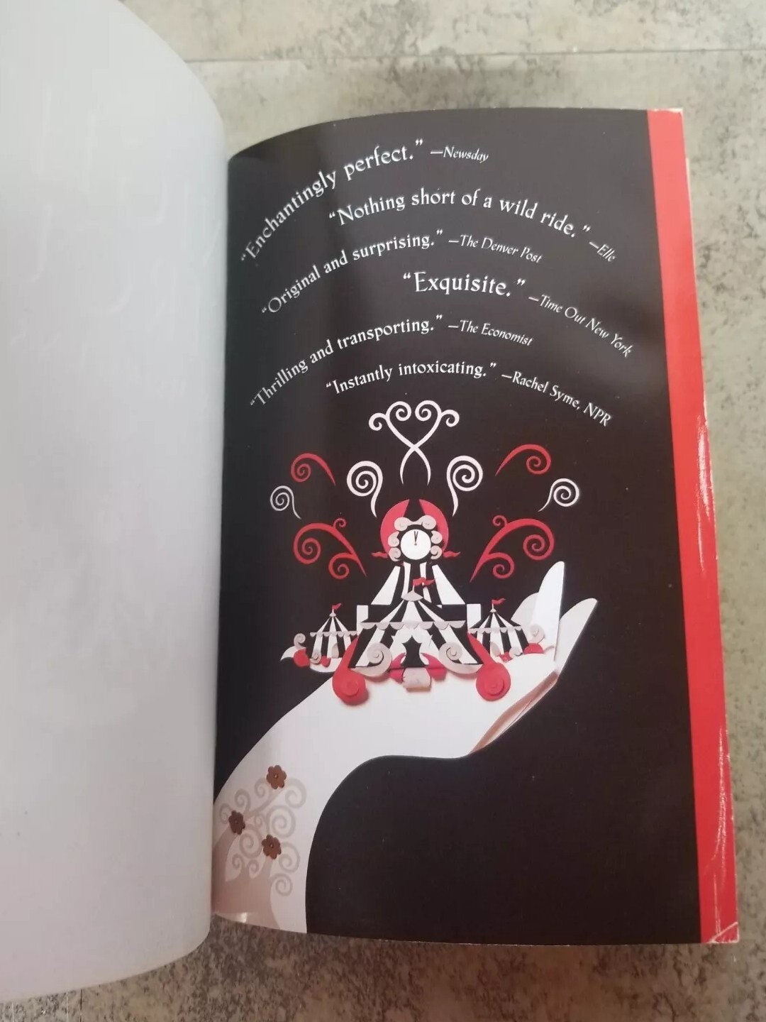 Night Circus : A Novel by Erin Morgenstern (2012, Trade Paperback)