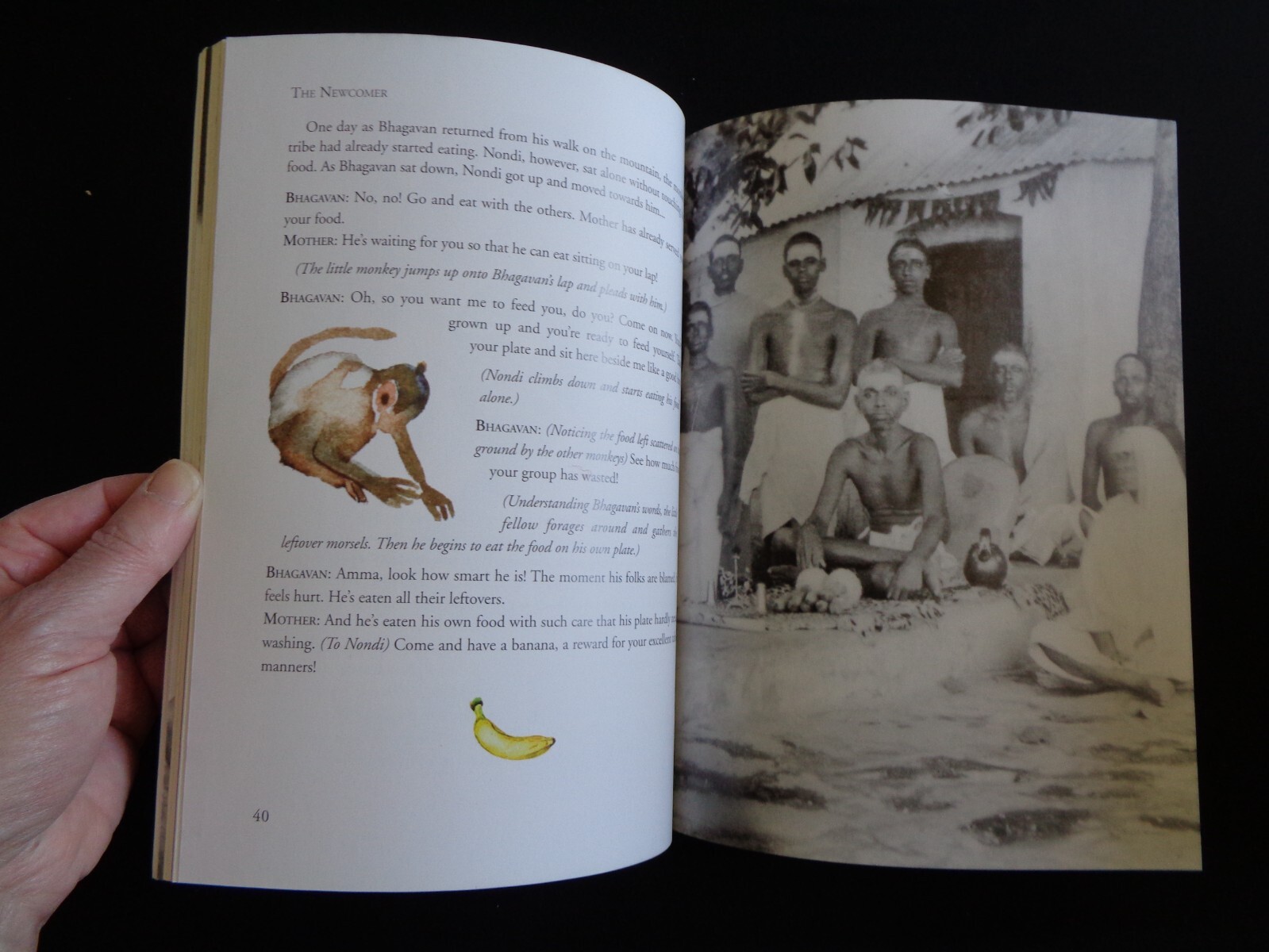 Sri Ramana Maharshi Friend of Animals Nondi and the Monkeys of Arunachala India