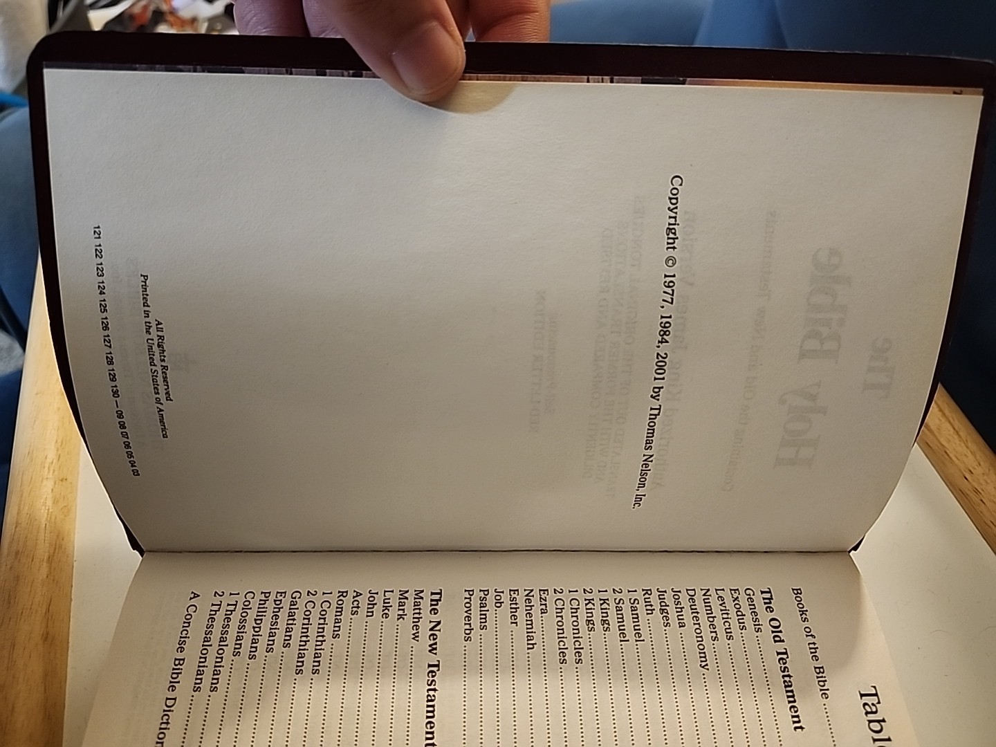 Holy Bible King James Version Red Letter Dictionary Concordance Nelson 162R