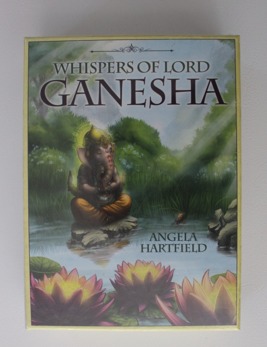 New Sealed Angela Hartfield Whispers of Lord Ganesha Oracle cards