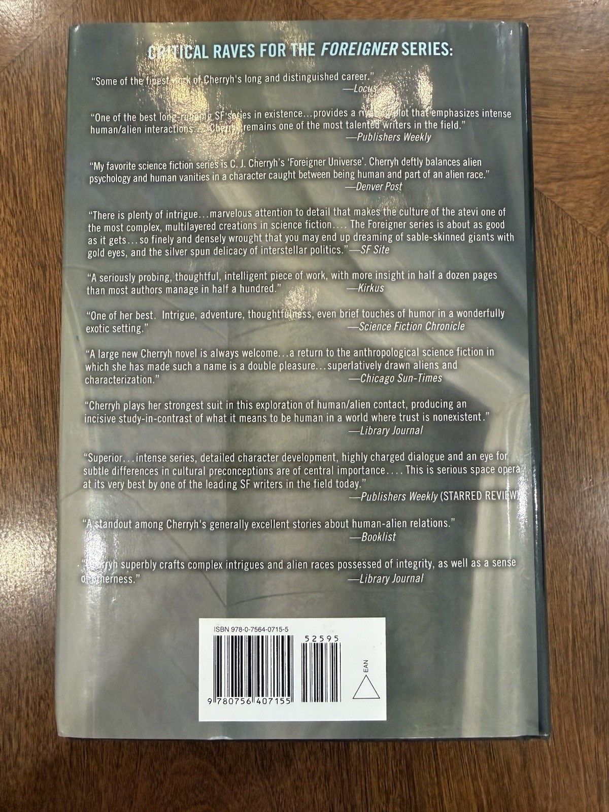 🔥Intruder by CJ Cherryh 2012 DAW 1st Print Hardcover DJ Sci-Fi Foreigner 13