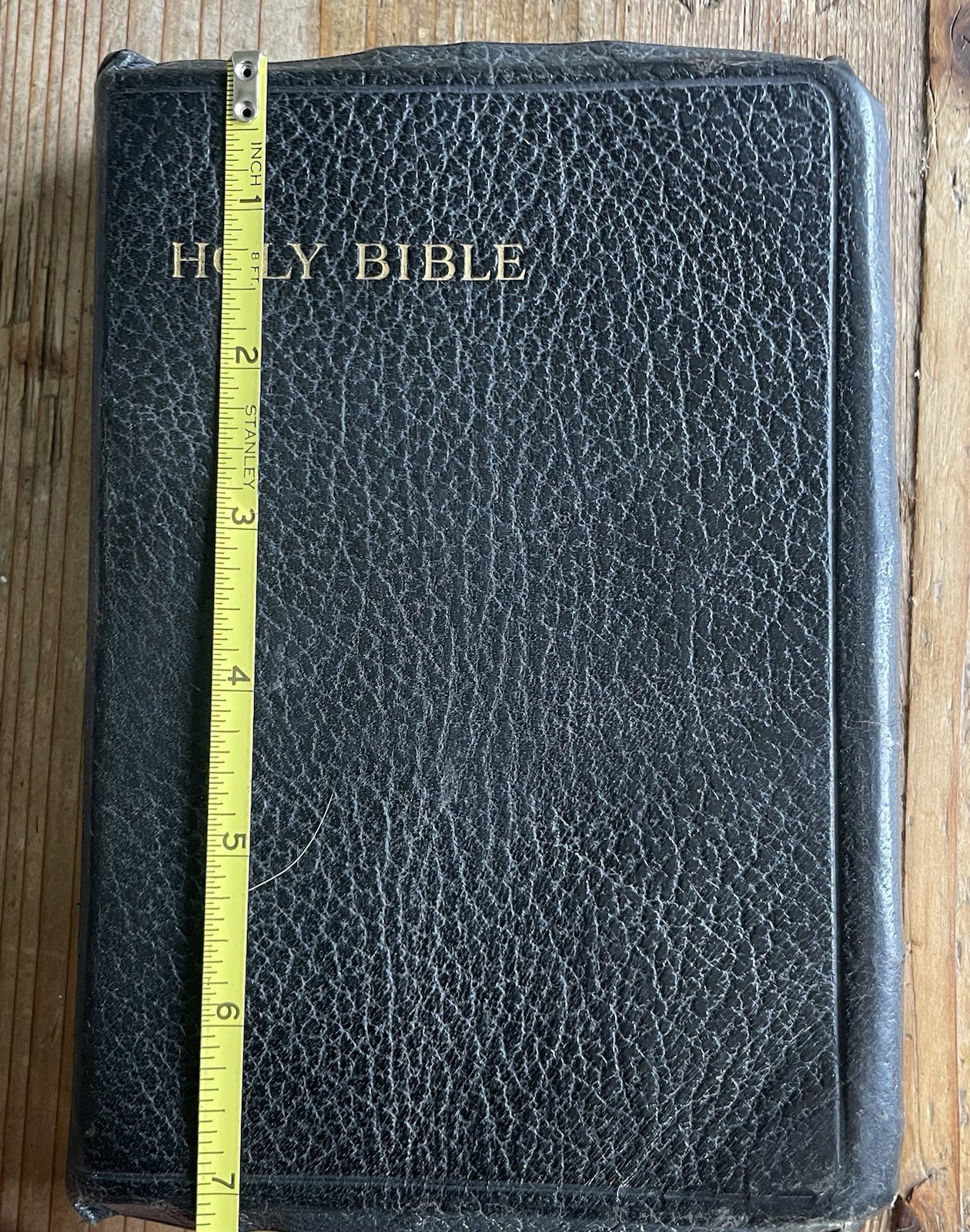 Very Rare Vintage RL Allan Oxford University Press KJV Onyx Bible Hardcover