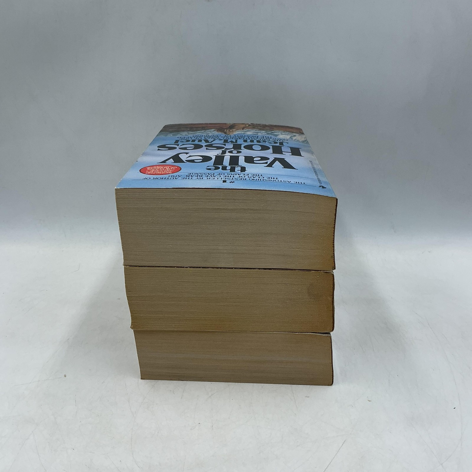 Vintage Jean M Auel Earth’s Children 3 PB Box Set Bantam Black 1986 USA Saga