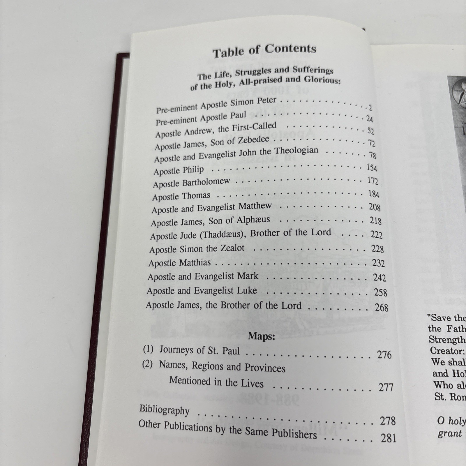 The Lives of the Holy Apostles